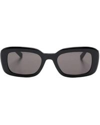 Saint Laurent - Rectangle-Frame Sunglasses - Lyst