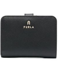 Furla - Logo-Lettering Leather Wallet - Lyst