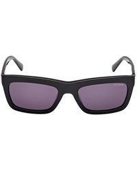 Guess Logo-Lettering Navigator-Frame Sunglasses in Natural | Lyst UK