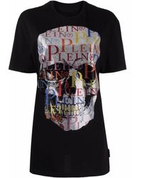 Philipp Plein - Skull-Print Short-Sleeve T-Shirt - Lyst