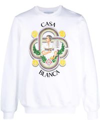 CASABLANCA - Cotton Sweatshirt - Lyst