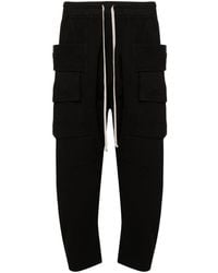 Rick Owens - Creatch Cropped Cargo Track Pants - Lyst