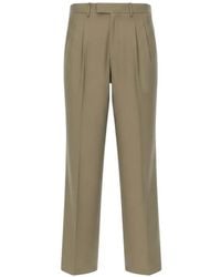 Isaia - Pleated Tailored Trousers - Lyst