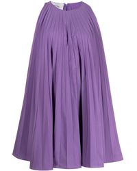 Valentino Garavani - Pleated Sleeveless Minidress - Lyst