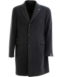 Tagliatore - Notched-Lapels Coat - Lyst