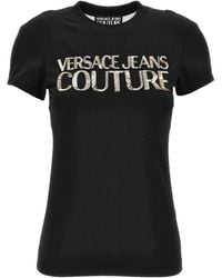 Versace Jeans Couture - Embellished T-Shirt - Lyst