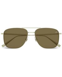 dunhill - Pilot-Frame Double-Bridge Sunglasses - Lyst