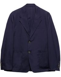 Prada - Cotton Blazer - Lyst