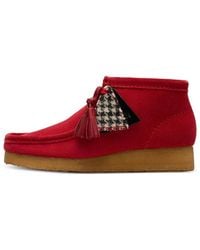 Clarks - Wallabee Tassel-Detail Ankle Boots - Lyst