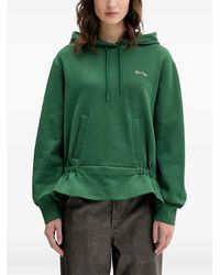 Stine Goya - Drawstring-Fastening Ruffled Hoodie - Lyst