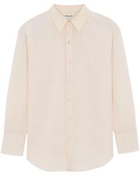 Saint Laurent - Faille Button-up Shirt - Lyst
