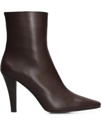 The Seller - Bottines À Bout Pointu Et Zip Latéral - Lyst