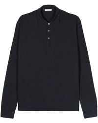 Boglioli - Long-sleeve Cotton Polo Shirt - Lyst