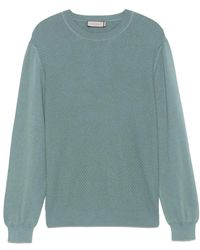 Canali - Pullover Mit Korbgeflecht - Lyst