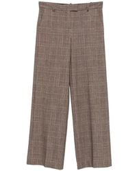 Circolo 1901 - Prince Of Wales Check Trousers - Lyst