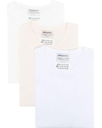 Maison Margiela - Round-neck Short-sleeve T-shirt - Lyst