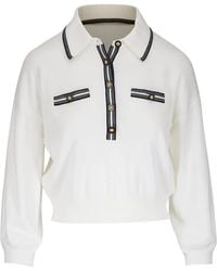 L'Agence - Malaki Polo Top - Lyst