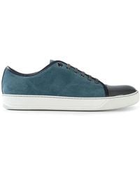 Lanvin - Zapatillas con puntera en contraste - Lyst