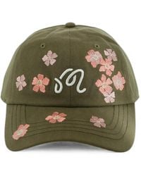 Malbon Golf - Floral-Embroidered Logo-Patch Cap - Lyst