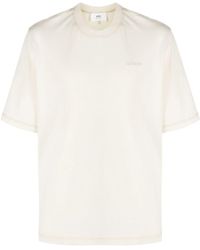 Ami Paris - Fade Out Logo-embroidered T-shirt - Lyst