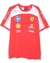 PUMA - X Scuderia Ferrari Hp T-Shirt Met Logoprint - Lyst
