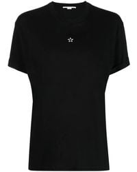 Stella McCartney - Embroidered Star Cotton T-Shirt Organic Cotton; Viscose T-Shirts & Jerseys - Lyst