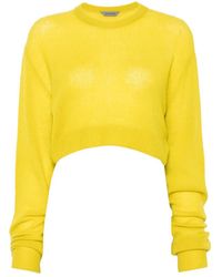 Balenciaga - Cropped Crewneck - Lyst