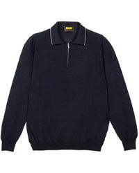 Svevo - Polo Con Ribete De Cremallera - Lyst