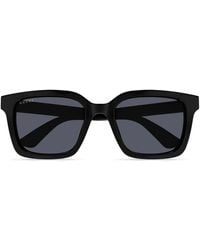 Gucci - Sonnenbrille Mit Eckigem Gestell - Lyst
