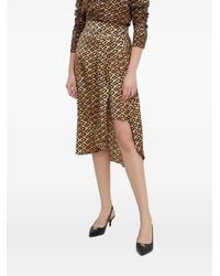Scotch & Soda - Pleated Leopard-Print Skirt - Lyst