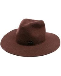 Ruslan Baginskiy - Felt Wide-Brim Fedora Hat - Lyst