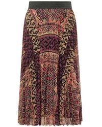 Ba&sh - Jupe Mi-Longue Olgia À Design Plissé - Lyst