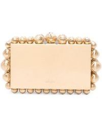 Cult Gaia - Bead-Embellished Brushed-Finish Clutch Bag - Lyst