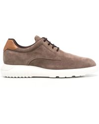 Hogan - Suede Derby Shoes - Lyst