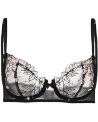 Gilda & Pearl - Lace Silk Bra - Lyst