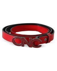 CoSTUME NATIONAL - Cnc Logo Leather Belt - Lyst
