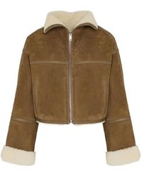 Yves Salomon - Short Suede Jacket - Lyst