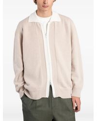 Laneus - Zip-Up Knit Cardigan - Lyst