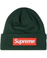 Supreme - X New Era Box Logo Beanie - Lyst