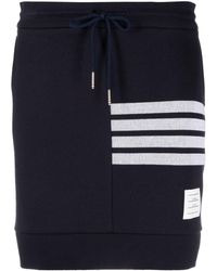 Thom Browne - 4-bar Stripe Miniskirt - Lyst