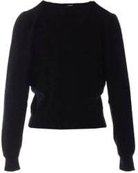 Twinset - Pull À Manches Bouffantes Et Col V - Lyst