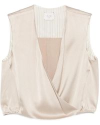 Alysi - Crossover Crop Top - Lyst