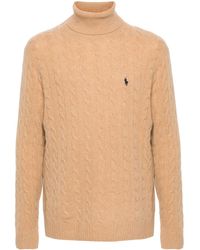 Polo Ralph Lauren - Pull En Laine À Motif Pony - Lyst