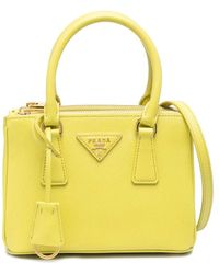 Prada - Galleria Mini-Tasche Aus Saffiano-Leder - Lyst