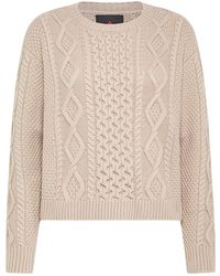 Peuterey - Tracy Ws Cable-Knit Sweater - Lyst
