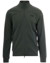 EA7 - Sweater Met Rits - Lyst