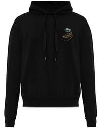 Lacoste - X Novak Djokovic Logo-Embroidered Hoodie - Lyst