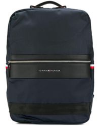 Tommy Hilfiger Strukturierter Rucksack mit Einsätzen - Blau