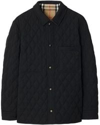 Burberry - Reversible Quilted Overshirt - Lyst