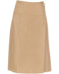 Arma - Wrap-Effect Midi Skirt - Lyst
